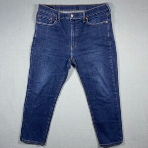 Levis 541 Athletic‎ Taper Jeans Mens 38x30 Dark Wash Blue Denim